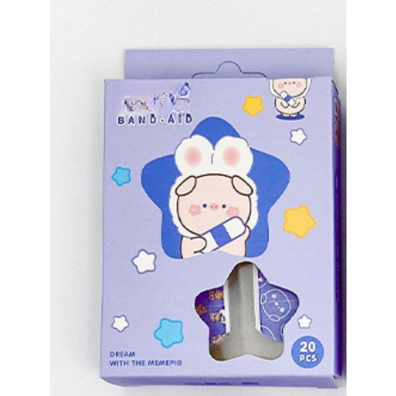 20 шт./кор., дышащие пластыри с героями мультфильмов для детей, пластыри для повязки на раны, гемостаз, клейкие повязки, первая помощь, неотложная помощь