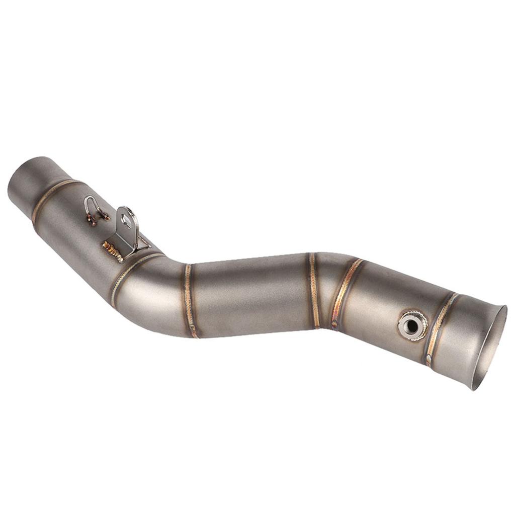 Motorcycle Exhaust Vent Middle Link Pipe Modified Side Exhaust for R1 2009--2014