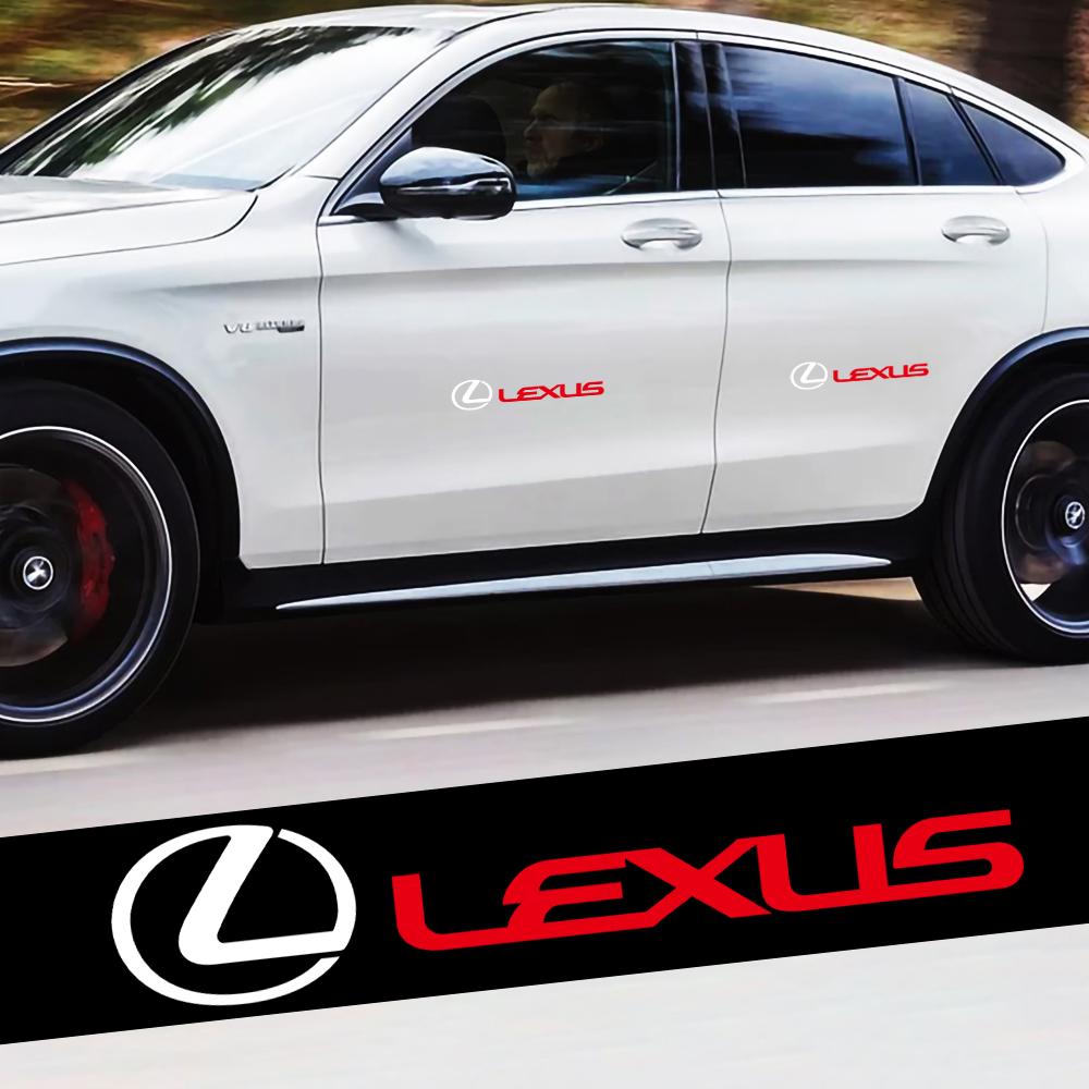 For Lexus FSPORT IS200 ES300h ct200h RX350 IS300h IS250 NX GX Car Styling Body Door Window Trunk Sticker Decor Auto Accessories AFJ1