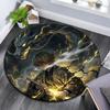 Zenitsu Agatsuma,Round Area Rug,Carpet Rug for Living Room Bedroom Sofa Playroom Decor,Non-slip Floor Mat