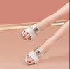 2024 Summer New Style Fashionable Women's Hollowed Thick Heel Sandals Button Closure for Middle-Aged Elderly Women