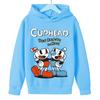 Kids Game Cuphead Hoodie Boys Girls Fashion Cartoon Sweatshirt Spring and Autumn Model Horror Clothes Long Sleeve 3-13Yrs