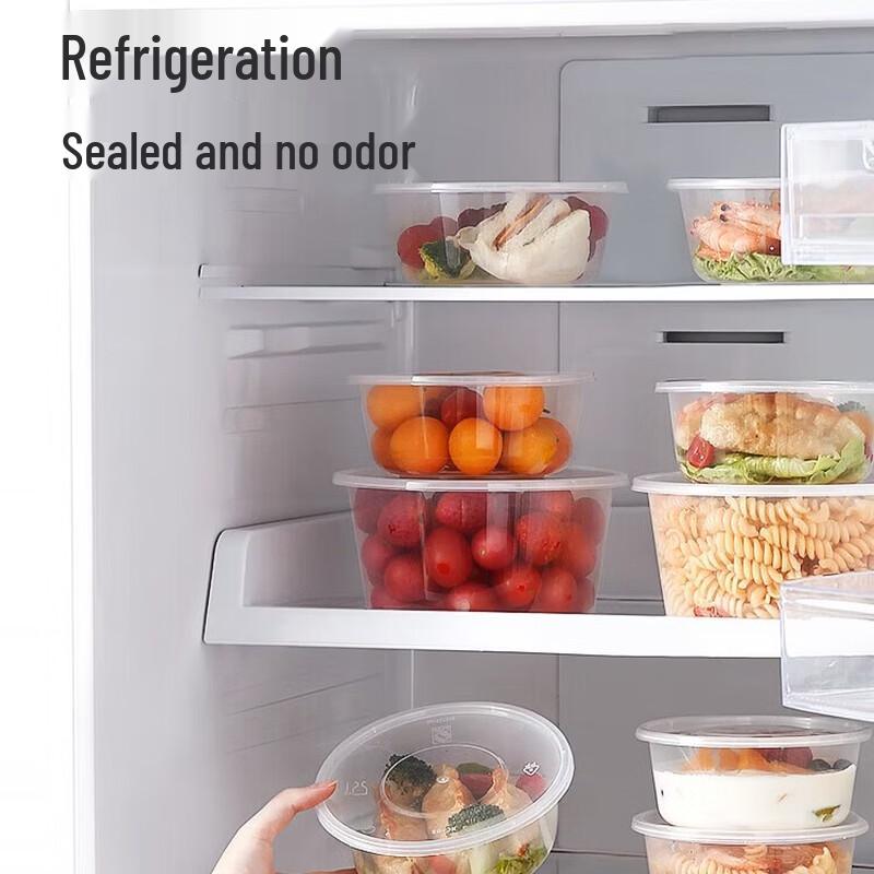 MARYYA Disposable Round Food Container 750ml