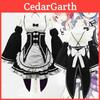 Rezero Hajimeru Kara Lsekai Seikatsu Близнецы Рамрем Костюм горничной для косплея