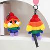Bubble Matt Rainbow Crying Doll Plush Doll Doll Bag Pendant Pendant Keychain Ring Gift Female