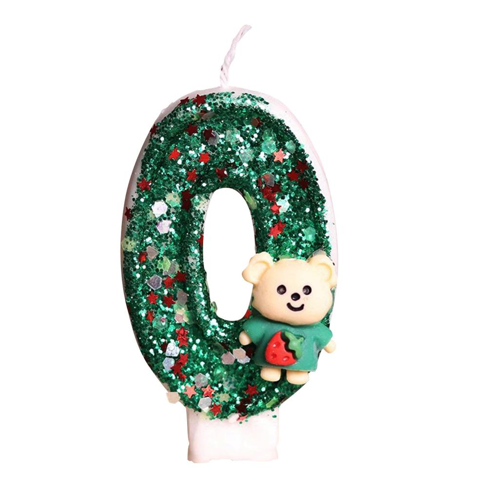 Рождественский номер День рождения Свеча Вечеринка Торт Украшение Подарок на день рождения Санта-Клаус