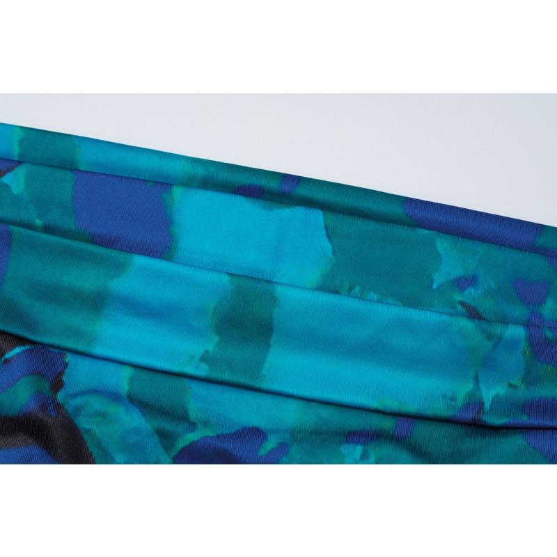 Women's Spring Sexy Backless Lace-up Printed Halter Dresses