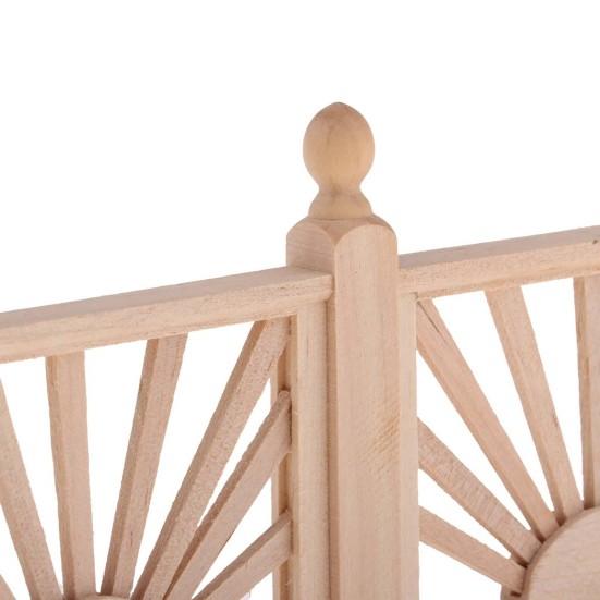 Красивая модель сцены с высокой имитацией в масштабе 1/12, мини-деревянное ограждение для ролевой игры