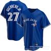 MLB Toronto Blue Jays Baseball Jersey 6 Manoah 26 Chapman 27 Bichette Embroidered Sports Shirt