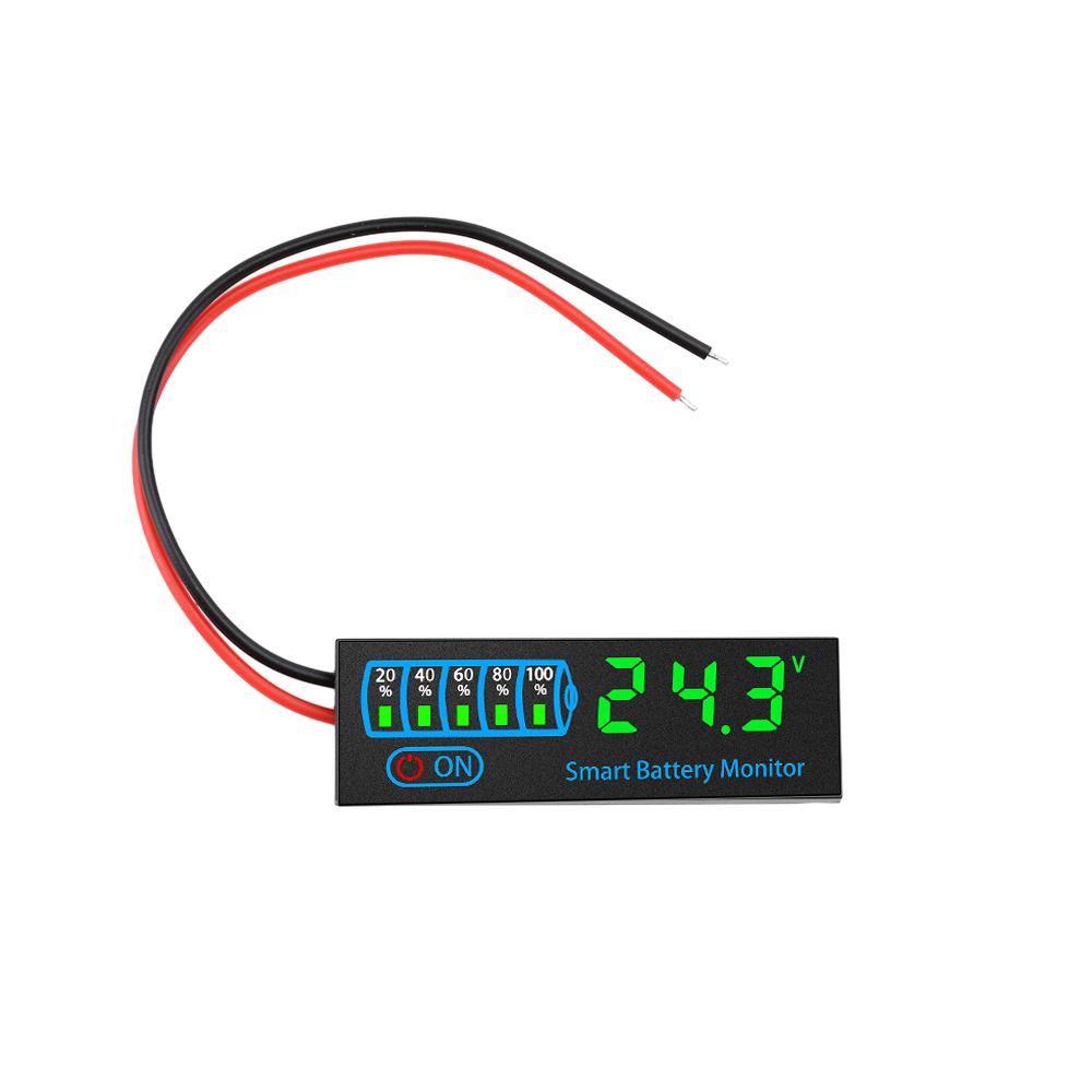 DC 7-40V Плата индикатора заряда батареи 18650 Li-ion Lipo Литиевая батарея Индикатор уровня Тестер Измеритель емкости Детектор