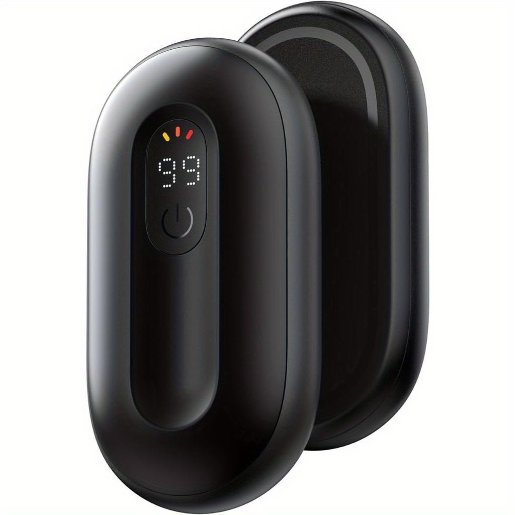 Грелки для рук, перезаряжаемые, 2 шт. в упаковке, магнитные электрические грелки для рук с цифровым дисплеем, многоразовые грелки для рук, нагреваются до 140℉, карманный обогреватель, теплый подарок