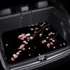 Японская ветка сакуры Индивидуальный коврик в багажник для автомобилей - Прочный защитный коврик для багажника с противоскользящей текстурой