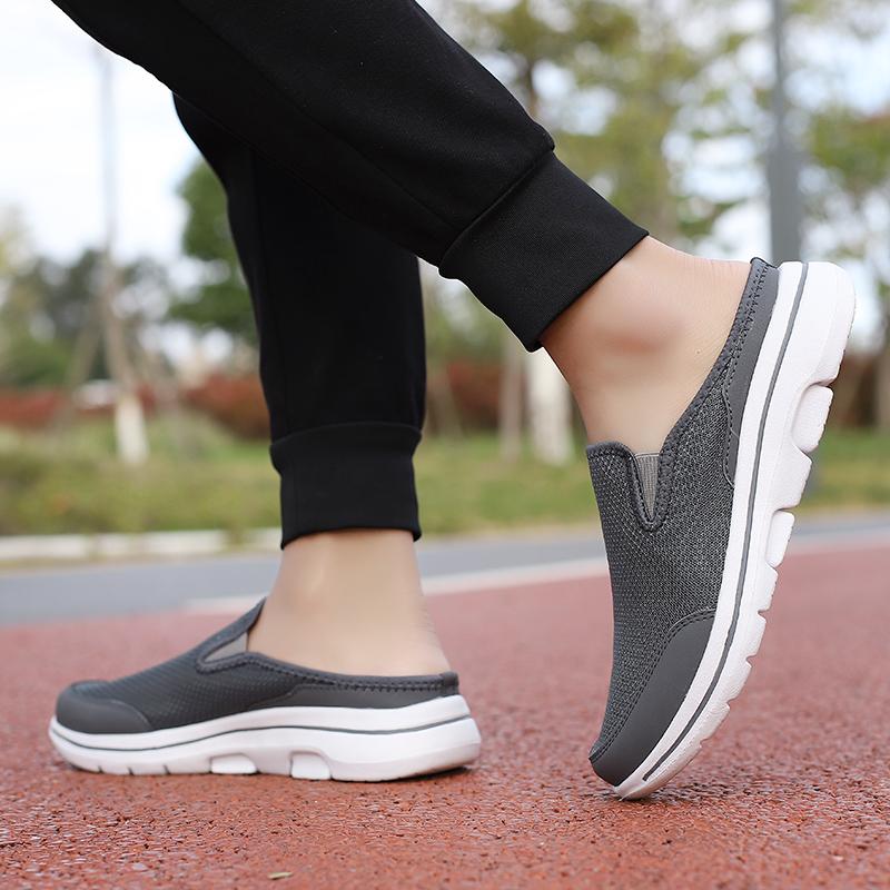 Men's Slippers Net Breathable EVA Ultra -light Convenience Home Slippers Women's Large Size Slippers