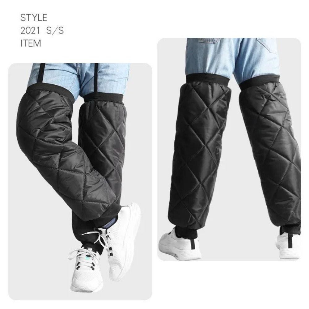 2 pcs Full Chaps Motorcycle Winter Knee Pads Windbreaker Protector Knees  Motorcycle