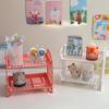 Cosmetic Jewelry Double-layer Folding Storage Rack Simple Home Desktop Bathroom Rack