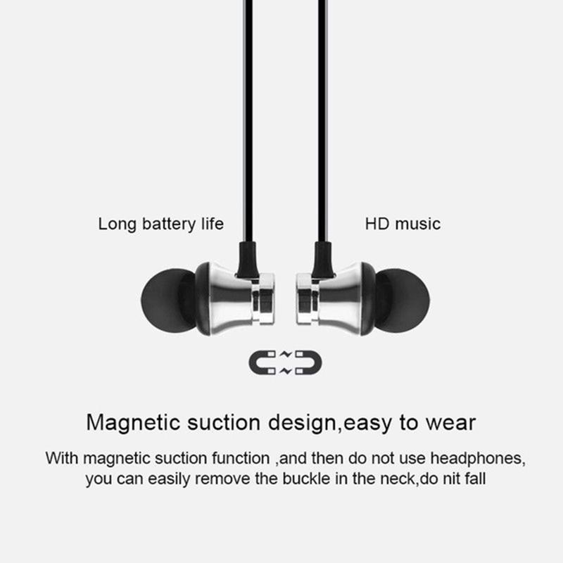 Magnetic Wireless Bluetooth Earphone Xt11 Music Phone Sport Earbuds With Mic