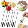 Fruit Corer Red Bell Peppers Cutter Pepper Seed Remover Tool, Bell Pepper Corer Tool For Vegetables Fruit Corer Kitchen Gad Z5K5