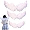 Ангельские крылья, Аксессуары для костюмов, Косплей, Искусственные перья, Милый ангельский костюм, Хэллоуин, Аксессуары для преображения, Спящее искусство, Новорожденный,
