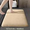 Коралловый велюр, противоскользящий, впитывающий коврик для ванной комнаты, для двери туалета