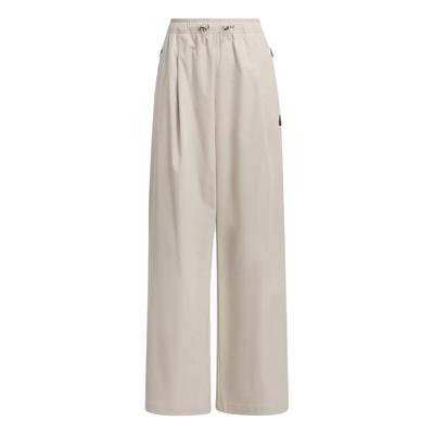Tech Premium Woven Pant Solid Color Comfortable Direct Leg Casual Pant Women Pant Light-Brown JJ3549