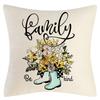 Pillow Cover Nordic Ins Pillow Summer Yellow Lemon Square Print Pillow Cover Cushion