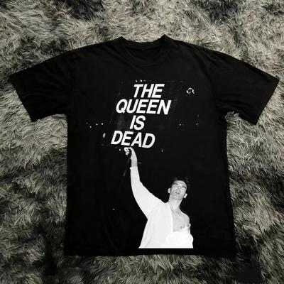 Retro The Queen Is Dead Graphic The Smiths Short Sleeve Tshirt Men Women Cotton Casual Round Neck Top For Spring Summer Outfits