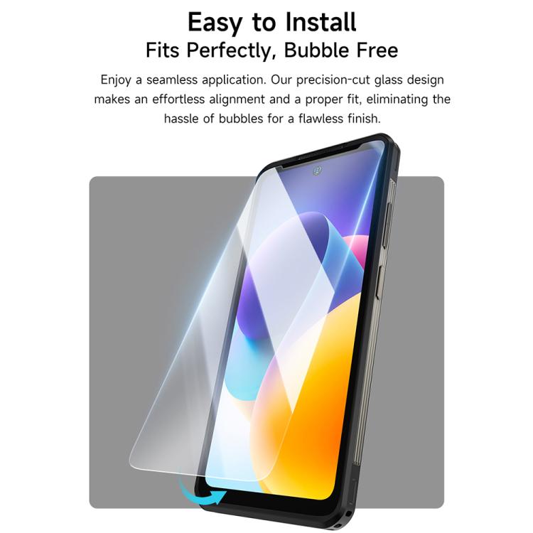 2 шт./упаковка Защитная пленка из закаленного стекла Ulefone 9H HD с защитой от отпечатков пальцев