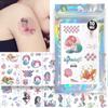 Nizel Glitter Children's Tattoo Sticker Character Replica, 1 Piece, 05 Glitter