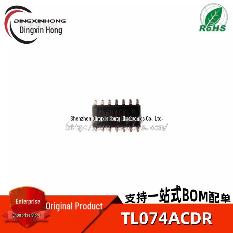 TL074ACDR Quad 30V, 3MHz Low-Noise FET Input Op-Amp in SOP14 Package