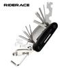 RIDERACE Bike Multi Tool 18 In 1 Portable Chain Splitter Cutter Hex Spoke Wrench Screwdriver Multitool For Bicycle Repair Tools