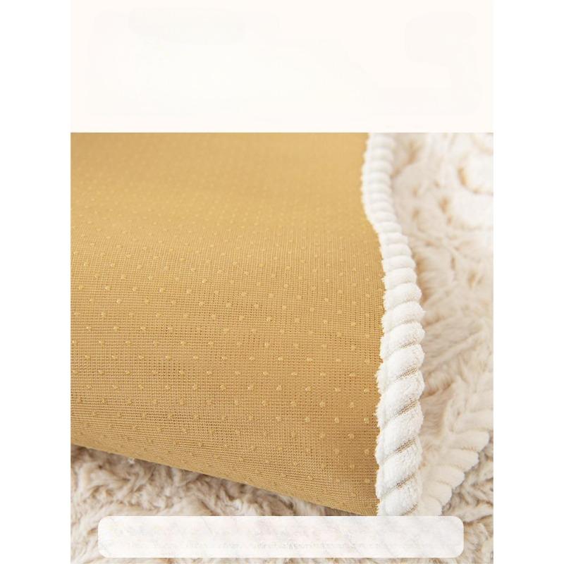 Winter Thickened Embossed Velvet Sofa Cushion Non-Slip Seat Cushions High-End Leather Sofa Cover Backrest Cover Cloth