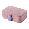 Large Capacity Velvet Jewelry Box Exquisite Necklace Storage Box Jewelry Organizer Case  Travel Use