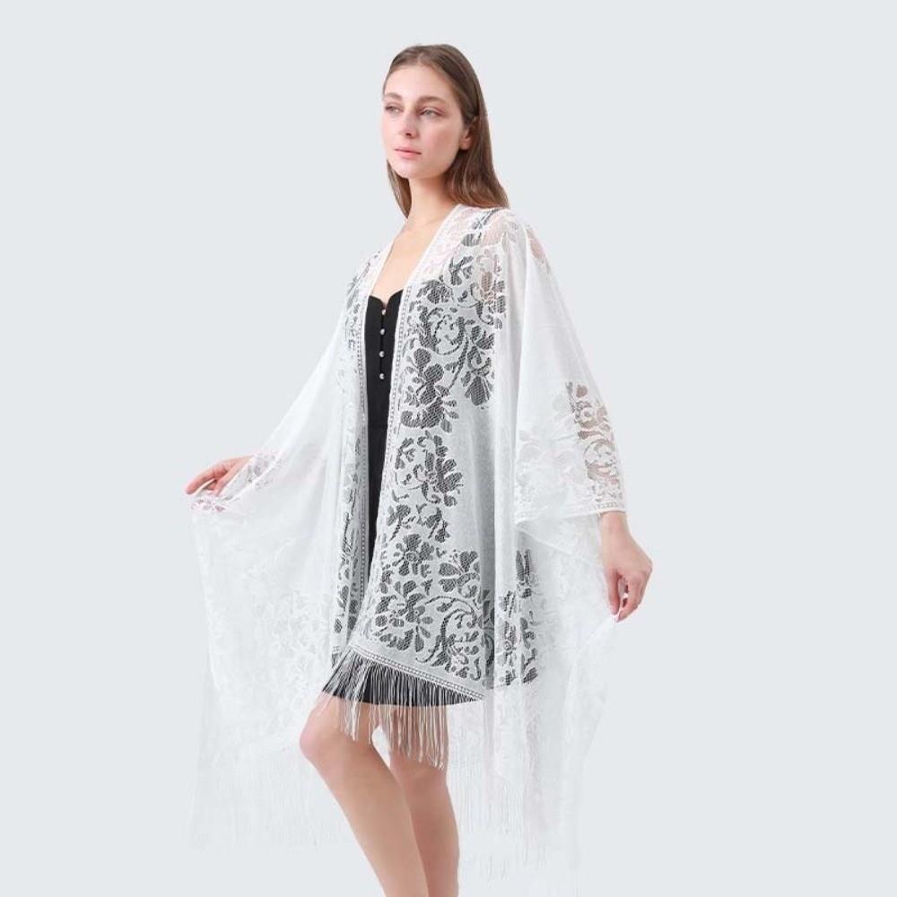 Breathable Sunshade Thin Large Scarf Sunscreen Seaside Vacation Cloak Women