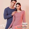 Men's and Women's Ultra-Thick Merino Wool Base Layer: Warm, Skin-Friendly, Round Neck Set for Autumn and Winter