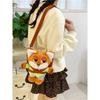 Zootopia Judy Hopps Nick Wilde Cartoon Plush Shoulder Bag For Girls With Adjustable Strap And Storage Space