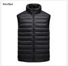 Высококачественный бесшовный легкий жилет из утиного пуха для мужчин и женщин – весна/осень