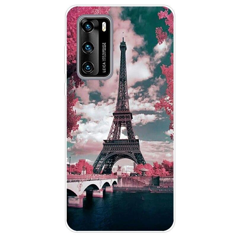 Lite Case For Huawei P40 Transparent Soft Tpu Protector Back Cover For Huawei P40 Lite E P 40 P40lite P40 Pro Cases Cover Bumper