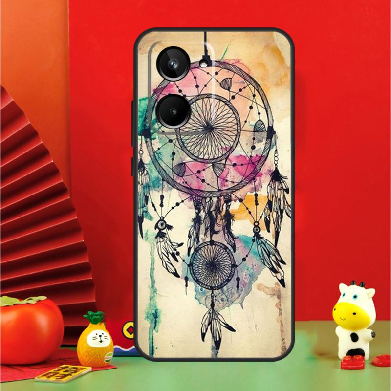 Ловец снов Для Realme 11 10 9 12 Pro Plus C67 C55 C53 C51 C31 C35 C33 C30 C21Y C25s GT Neo 6 GT5 Чехол