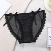 Ladies Sweet Lace Pure Desire Mesh Bow Briefs Panties