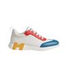 Bouncing Sneakers Stretch Canvas Calfskin & Multicolore Blanc