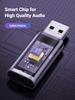 Внешняя звуковая карта UGREEN USB на разъем для наушников TRRS со встроенным микрофоном и прямым подключением наушников. Идеально для Raspberry, Windows и других. 3,5 мм