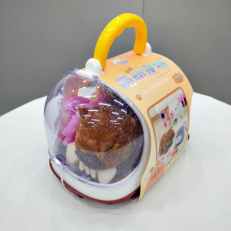 1 Набор Плюшевая фигурка животного капибары Электрическая капибара ходячая кукла игрушка со звуком детские электрические плюшевые куклы игрушка