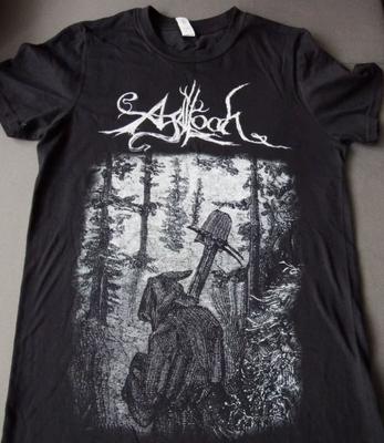 Редкая хлопковая футболка с коротким рукавом Agalloch черная мужская S до 4XL подарок фанатам