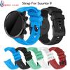 Silicone Replacement Accessory Watch Band Wrist Strap Bracelet for Suunto 9 and Suunto Spartan Sport Wrist HR Baro Smartwatch