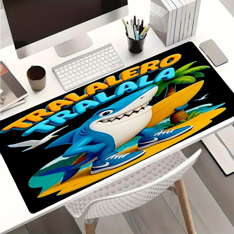 Italian Brainrot characters Mouse Pad - Non-Slip Rubber Base, Smooth Surface for Work,Gaming,Office,And Home Use, Desk Mouse Pad