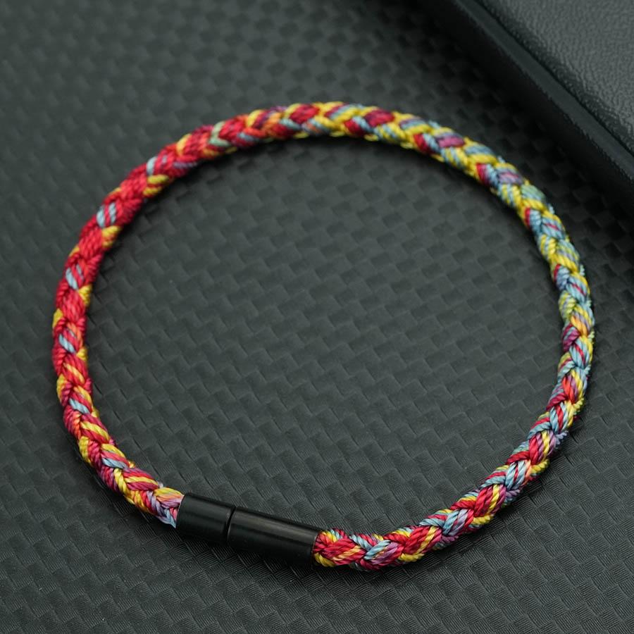 High Quality Ethnic Rope Bracelet Man Women 5 Colors Handmade Weaven Thread Braslet Bangle Pulsera Macrame Friendship Jewelry