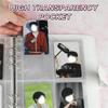 INS Кожа PU Держатель для фотокарточек Альбом Карты Коллекционная книга Хранение фотокарточек Переплетная машина для переплета обложек
