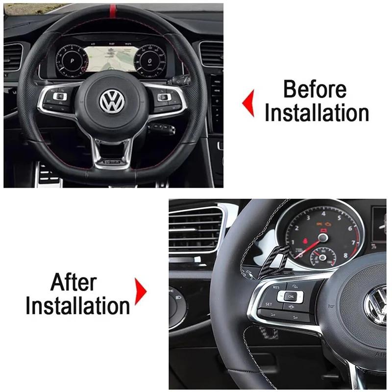 2026 Hot VOLKSWAGEN Car Steering Wheel Shift Paddle Shifter For Volkswagen VW GOLF GTI R GTD GTE MK7 7 POLO GTI Scirocco Tiguan zf4