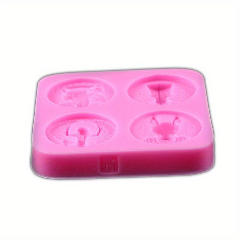 1 шт., разные цвета, Египетский Сфинкс, Фараон, силиконовая форма для торта, инструменты для украшения торта, формы для печенья, шоколада, формы для помадки