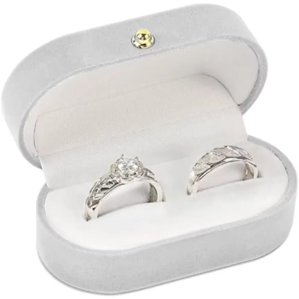 Mini Velvet Ring Box Soft Scratch Resistant Portable Jewelry Organizer Storage Containers for Women Wedding Gift Organizer Box